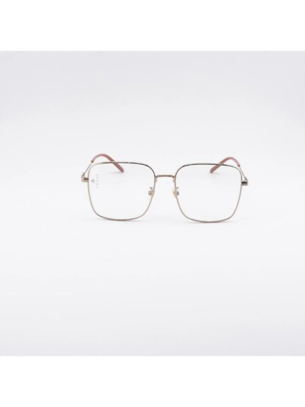 Gucci GG0445O 001 Eyeglasses Gold 56mm Square Frame